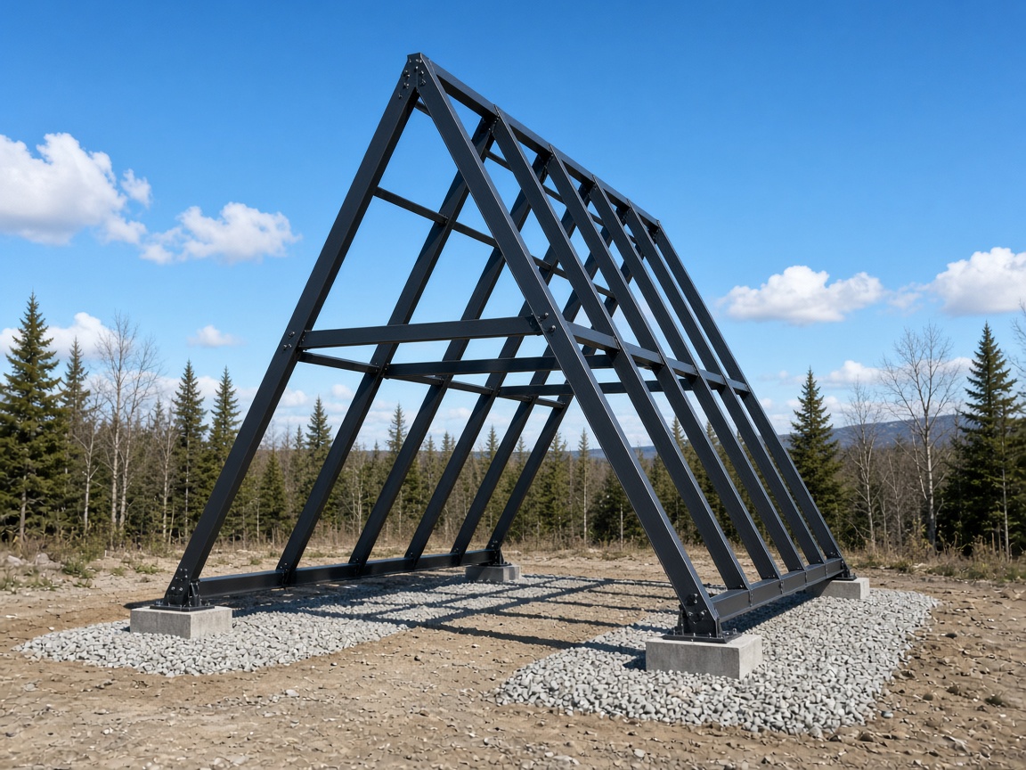 Structură A-frame metalică